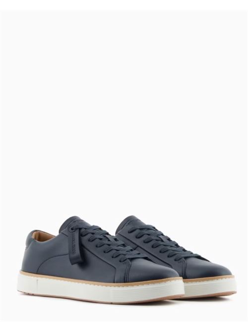 Leather sneakers with contrasting welt Emporio Armani | EM003081 AF18228.UB109